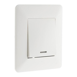 [30900] BOUTON POUSSOIR ARTEZO BLANC