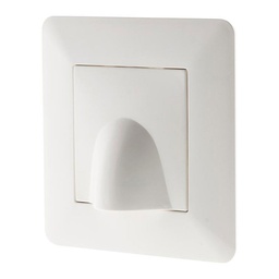 [30908] PLAQUE SORTIE DE CABLE 16A ARTEZO BLANC