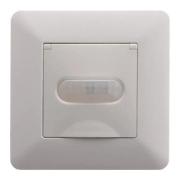 [30946] MECANISME INTER AUTO COMPATIBLE LED BLANC+METAL+GRIS COLRS