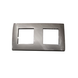 [30960] PLAQUE 2P METAL (SILVER) COLRS