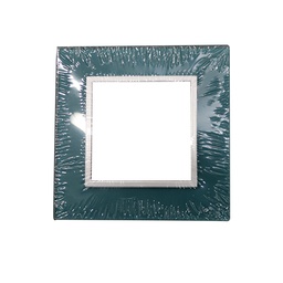 [30965] PLAQUE VERRE CALE TURQUOISE COLRS