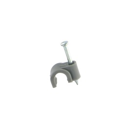 [34665] ATTACHE CABLE Ø 10MM PINCE RONDE GRIS REF 1310 INGELEC