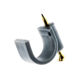 [31075] 100 ATTACHES CABLE ROND D.12 GRIS