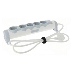 [31159] RALLONGE 5 PRISES 1,5 M BLANC
