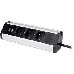 [31195] BLOC 3 PRISES 16A + 2 USB