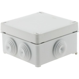 [31291] BOITE ETANCHE CARREE 100X100X50 A VISSER 1/4 DE TOUR IP 55