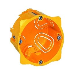 [34699] BOITE D ENCASTREMENT 1 POSTE ROND D60MM P40MM