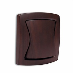 [31348] BOUTON POUSSOIR PALISSANDRE FINITION MAT DIVINE