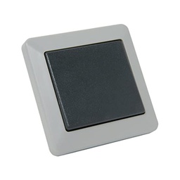 [31352] BOUTON POUSSOIR GRIS VRAC IP44 OPALINE