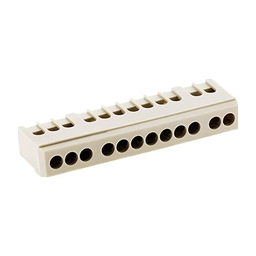 [31364] BORNIER PHASE GRIS 12 MODULES