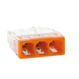 [31372] 15 MINI BORNES AUTOMATIQUES TYPE WAGO DE 3 ENTREES