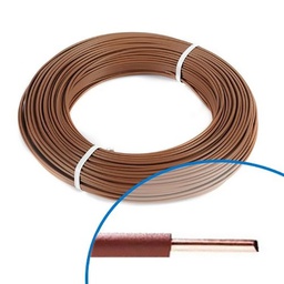 [31408] H07V-U COUR 100M 1,5MM2 MARRON