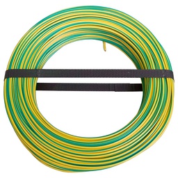 [31425] H07V-U 2,5MM2 10M VERT/JAUNE FILM