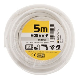 [31437] H05VV-F 3G1 BLANC 5M FILM