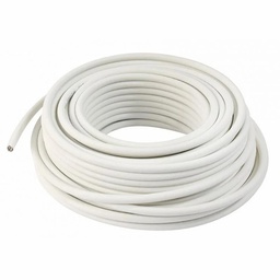 [31450] FILS COAXIAL TV BLANC  VATCA 25M