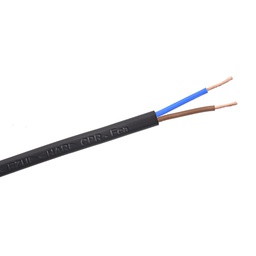 [31461] H03VVH2-F 2X0,75 NOIR 1/2T 250M