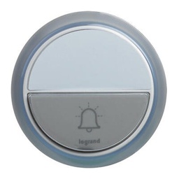 [31524] BOUTON POUSSOIR BLANC