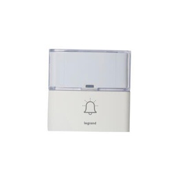 [31528] BOUTON POUSSOIR BLANC