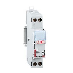 [31555] COUPE-CIRCUIT DOMESTIQUE PAC 1P+N 16A 230V 1MODULE