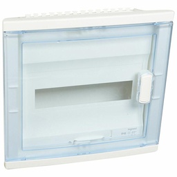 [31577] TABLEAU ELECTRIQUE ENCASTRE COFFRET PORTE ISOLANTE TRANSPARENTE 1R 12+2MOD IP30 IK05 1521 LEGRAND