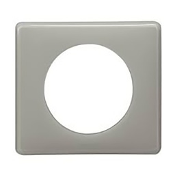 [35194] CELIANE _PLAQUE 1 POSTE LAQUE GRIS PERLE