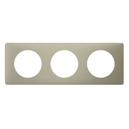 [31613] CELIANE _PLAQUE 3 POSTES POUDRE ARGILE