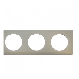 [31615] CELIANE _PLAQUE 3 POSTES POUDRE GRES