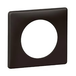 [31617] CELIANE _PLAQUE 1 POSTE METAL POUDRE BASALTE