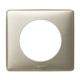 [31618] CELIANE _PLAQUE 1 POSTE METAL TITANE