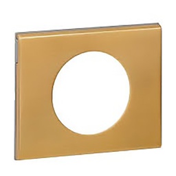[31644] CELIANE _PLAQUE 1 POSTE MATIERE BRONZE DORE