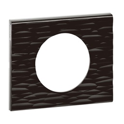 [31646] CELIANE _PLAQUE 1 POSTE MATIERE CORIAN GOUJE