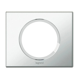 [31654] CELIANE _PLAQUE 1 POSTE MATIERE VERRE MIROIR