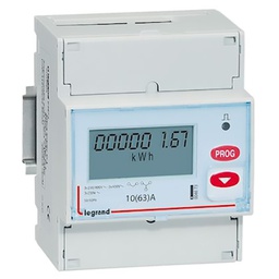 [34795] COMPTEUR MODULAIRE D ENERGIE NON MID TRIPHASE 63A 4MOD VIS/VIS 004673