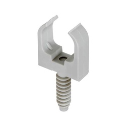 [31921] 10 CLIP TUBE D25 + CHEVILLE