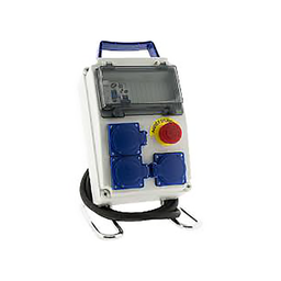 [31935] COFFRET DE CHANTIER 3X2P+T + DISJ DIFF 30MA + AU IP54