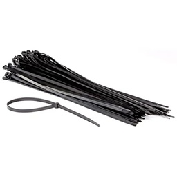 [32013] COLLIER NYLON 8X500 NOIR (D SERRAGE 4-150MM) ANDELI 8X500 BLACK