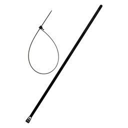 [32030] 20 COLLIERS REUTILISABLES 7,2X250MM NOIRS