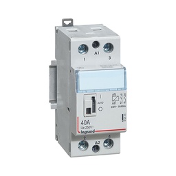 [34837] CONTACTEUR MODULAIRE MANUEL 40A 250V 2F230V 1MOD BORNES VIS 4068 LEGRAND