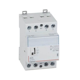 [32062] CONTACTEUR MODULAIRE MANUEL 40A 400V 4F230V 3MOD BORNES VIS 4070 LEGRAND