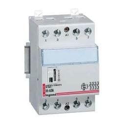 [34838] CONTACTEUR MODULAIRE MANUEL 63A 250V 4F230V 3MOD BORNES VIS 4078 LEGRAND