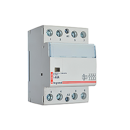 [32063] CONTACTEUR MODULAIRE AUTO 63A 400V 4F230V 3MOD BORNES VIS 4098 LEGRAND