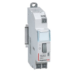[35313] TELERUPTEUR MODULAIRE STANDARD 16A 250V 1F230V 1MOD BORNE AUTO 412420 LEGRAND