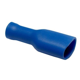 [32133] 10 COSSES BLEU CLIPS FEM ISOLES 6,3 MM