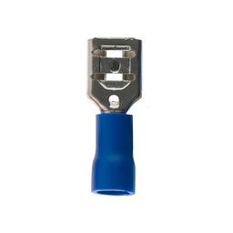 [32152] 10 COSSES BLEU CLIPS FEMELLE 6,3 MM