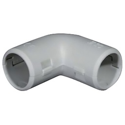 [32164] COUDE CLIPSABLE 90° Ø25 POUR TUBE IRL 3321 (750N/2J/-5°C/60°C) GRIS 651613 LEGRAND