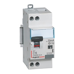[34923] DISJONCTEUR MODULAIRE DIFFERENTIEL P+N C16 30MA AC 4500A 2MOD VIS/VIS 07852 LEGRAND