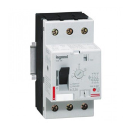 [34956] DISJONCTEUR MOTEUR MODULAIRE 3P D 2,5-4A 100KA 2,5MOD VIS/VIS 002807 LEGRAND