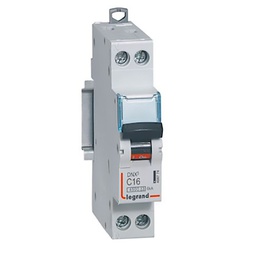 [32305] DISJONCTEUR MODULAIRE P+N C16 4500/4,5KA 1MOD VIS/VIS 406774 LEGRAND