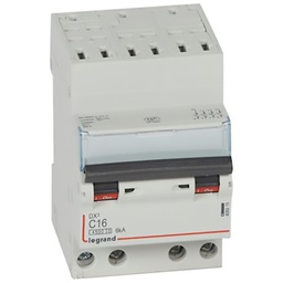 [32309] DISJONCTEUR MODULAIRE 4P C16 4500/6KA 3MOD AUTO/VIS 406919 LEGRAND