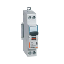 [32321] DISJONCTEUR MODULAIRE P+N C32 4500/4,5KA 1MOD VIS/VIS 406777 LEGRAND